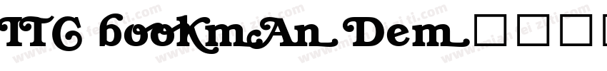 ITC bookman Demi半粗体字体转换